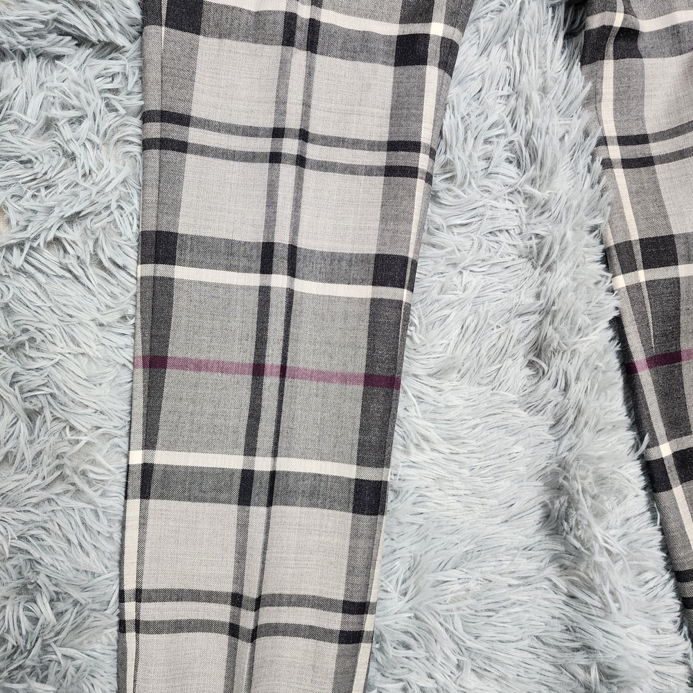 Barbour Winter Tartan Plaid Trousers in Gray and Black - Picture 3 of 9